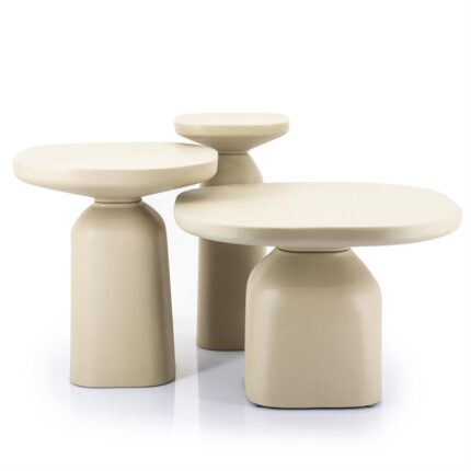 By-Boo Bijzettafel Side table Squand small - beige