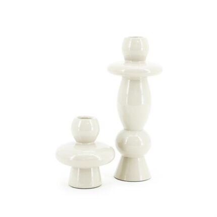 By-Boo Kandelarenset Barolo (set of 2) - beige