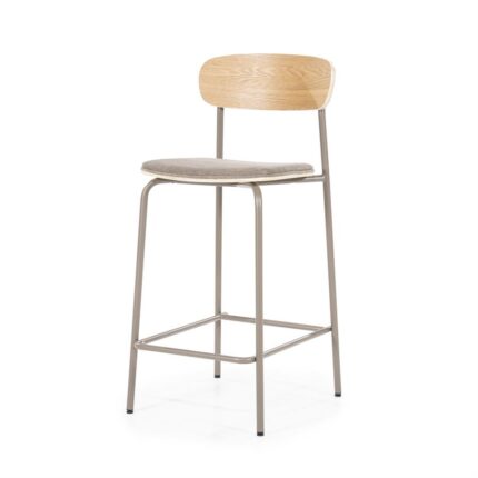 By-Boo Barstoel Barstool Skola - taupe