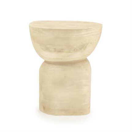 By-Boo Bijzettafel Side table Cobble - natural