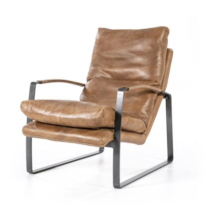 Eleonora Fauteuil Lex - cognac vintage leer