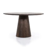 Eleonora Eettafel Aron rond 130 - bruin