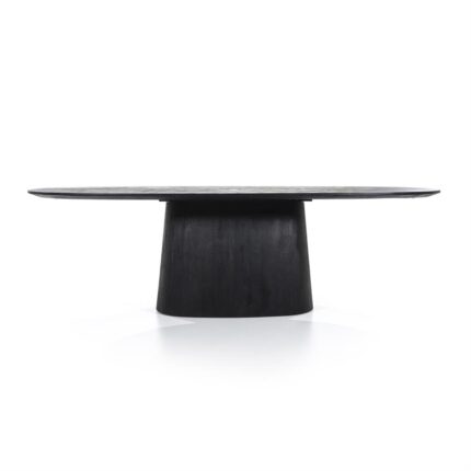 Eleonora Eettafel Aron ovaal 250x110 - zwart