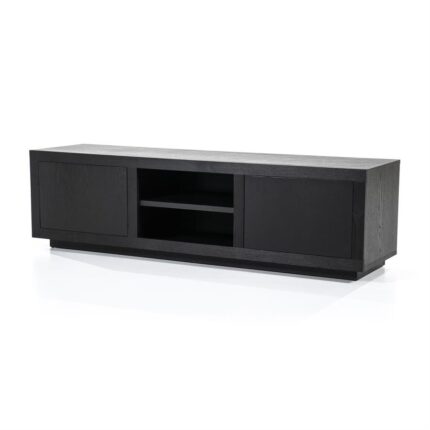 Eleonora TV meubel Helsinki 160 cm 2-drs. - zwart