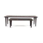 Eleonora Salontafel set Jiska 130x60 / 90x45 - bruin