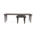 Eleonora Salontafel set Jiska 130x60 / 90x45 - bruin