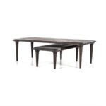 Eleonora Salontafel set Jiska 130x60 / 90x45 - bruin