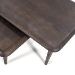 Eleonora Salontafel set Jiska 130x60 / 90x45 - bruin