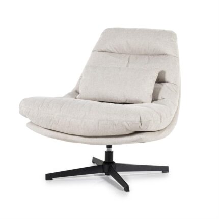 Eleonora Fauteuil Cooper met kussen - beige Houston