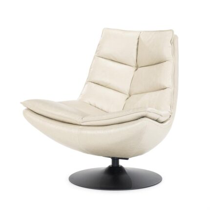 Eleonora Fauteuil Sven - beige boho leder