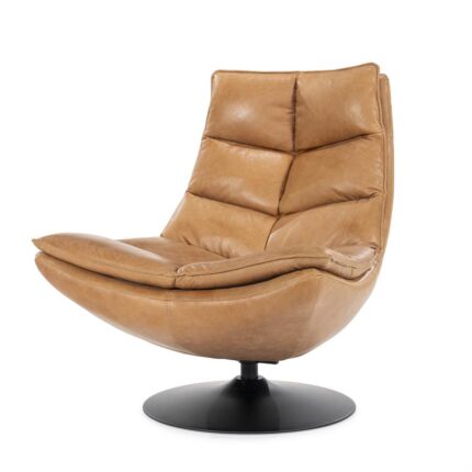 Eleonora Fauteuil Sven - cognac boho leder