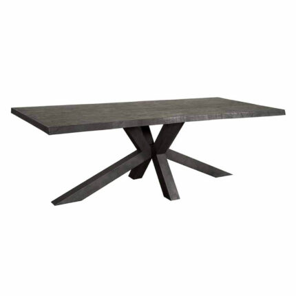 Tower Living Eettafel Sovana Acacia Boomstam kleur Zwart 240x100