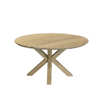 Eettafel Vera Rond 4cm Massief Facetrand