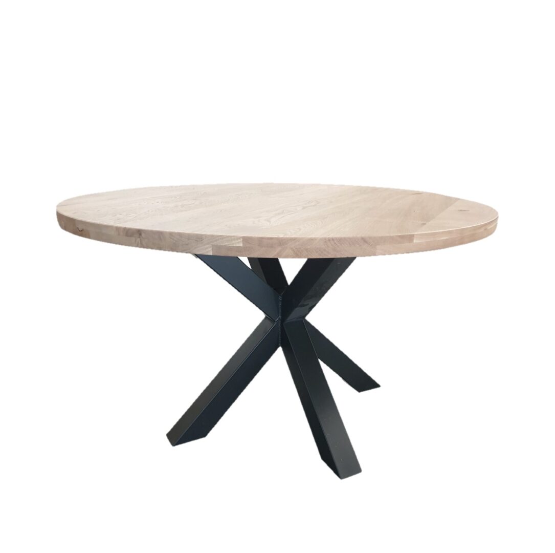 Eettafel Vina Rond 4cm Rechte rand