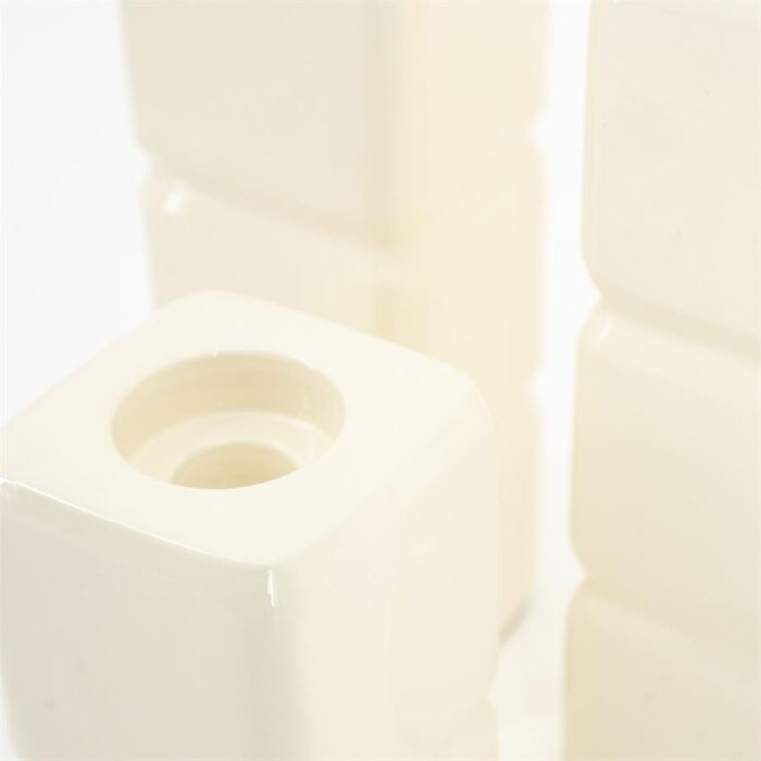 By-Boo Candle holder Cube - beige