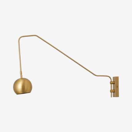 Nordal A/S ATHENE gouden wandlamp globe