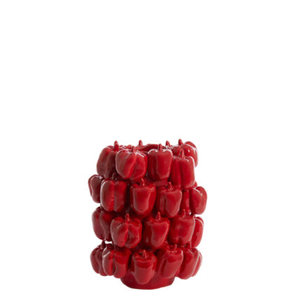 Light & Living Keramiek Vaas Bell Pepper - Glanzend Rood